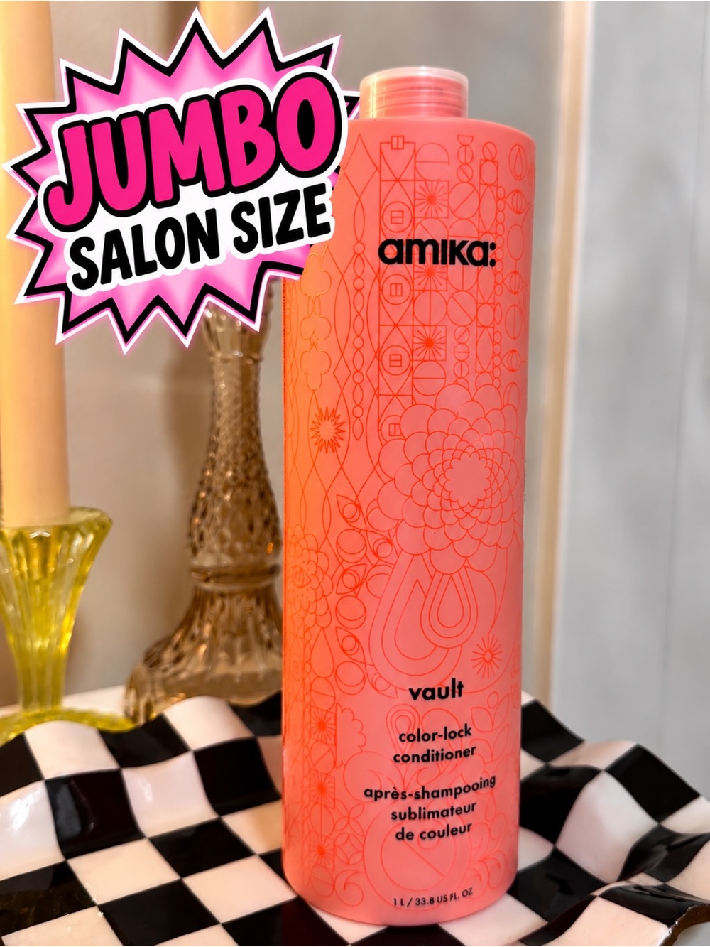AMIKA Salon Size Vault Color-Lock Conditioner